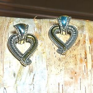 Brighton collectibles earrings “Callie” 2-toned